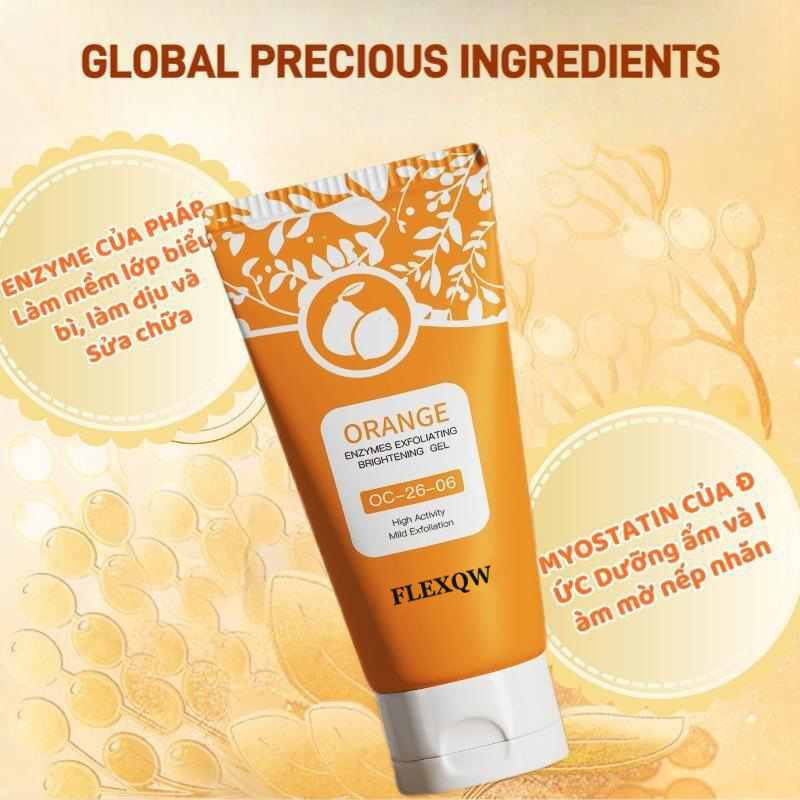 跨境热销品 Orange Exfoliating Whitening Gel去角质啫喱面霜|undefined
