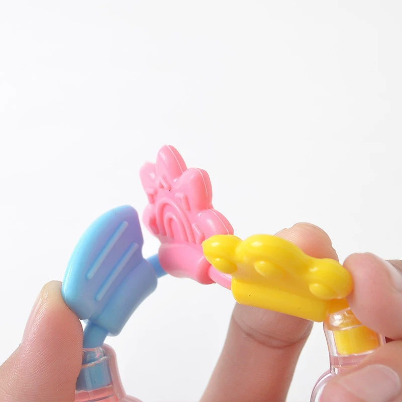 Children's silicone teether for correct bite, cartoon chewy toy
