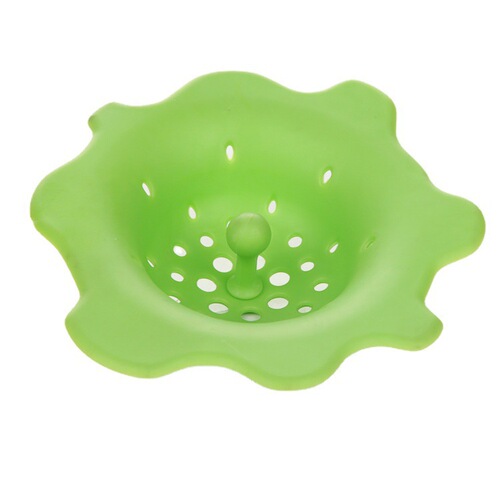 A1738 Silicone Shower Drain Drainage Waterway Hair Filter Drain Cover