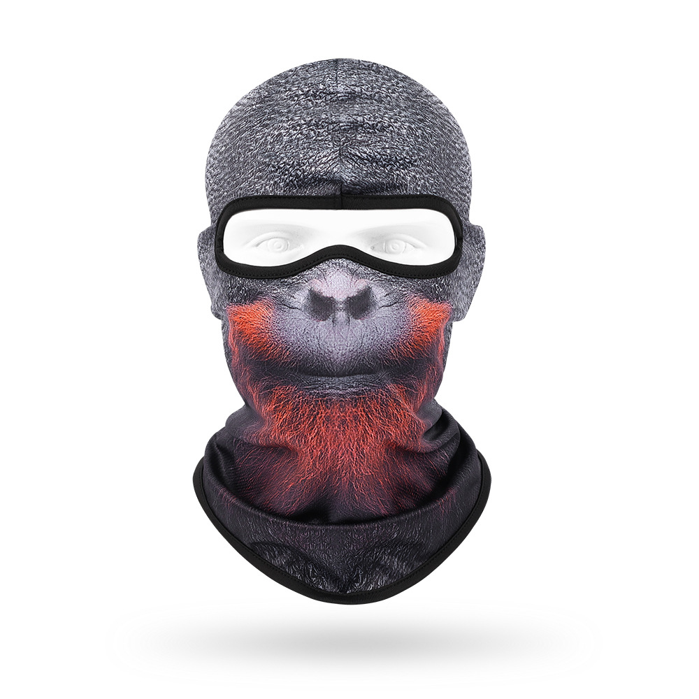 Sudor absorbente máscara transpirable de secado rápido para hombres y mujeres ciclismo al aire libre bicicleta protección solar sombrero lindo mascota sombrero animal bufanda