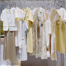 专柜尾款女装清货品牌折扣清仓杂款走份实体直播拿货批发厂家货源