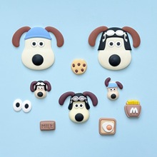 小号掌门狗PVC软胶饰品配件DIY奶油胶手机壳洞洞鞋发饰杯子贴片