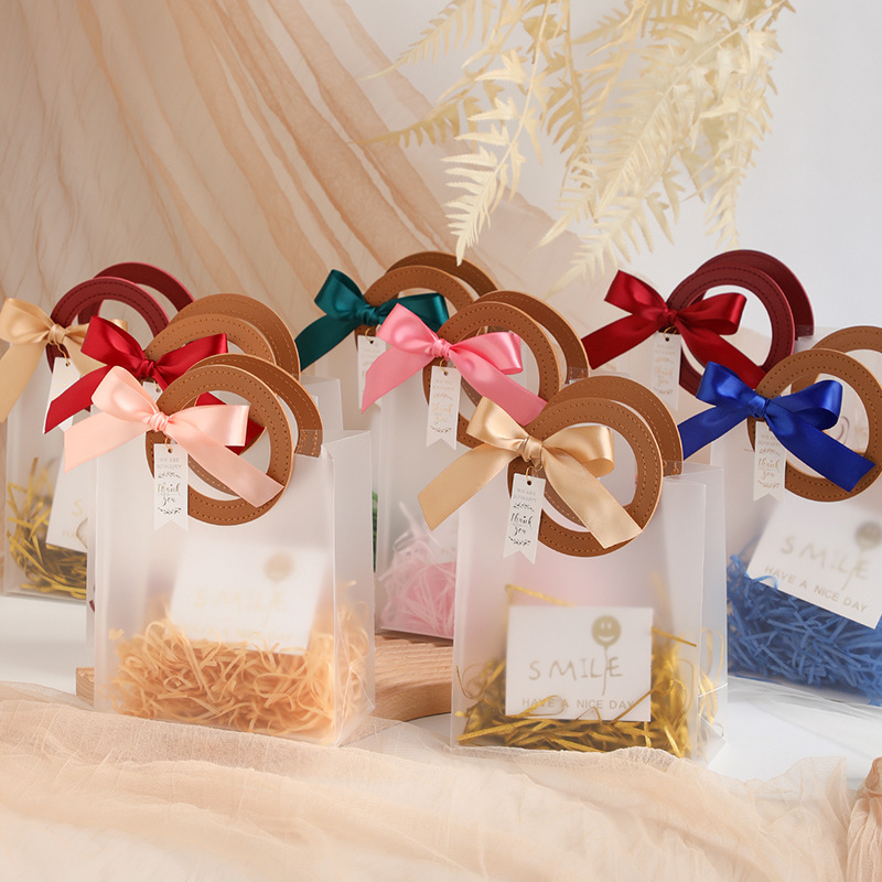 Women's Day Gift Bags, Handbag Style, Wedding Birthday Gift Box, Festival Transparent Gift Bag, Wholesale