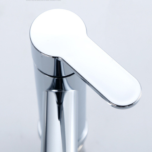 Stainless steel electroplated basin faucet bathroom under counter basin faucet bathroom hot and cold mixer faucet cross-border