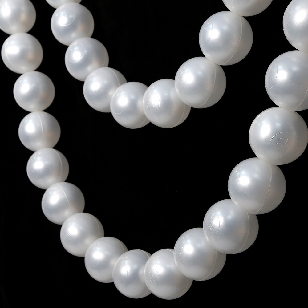 Simulación de gran perla colgante de boda decoración de fondo de pared DIY cuentas colgantes esferas blancas colgantes