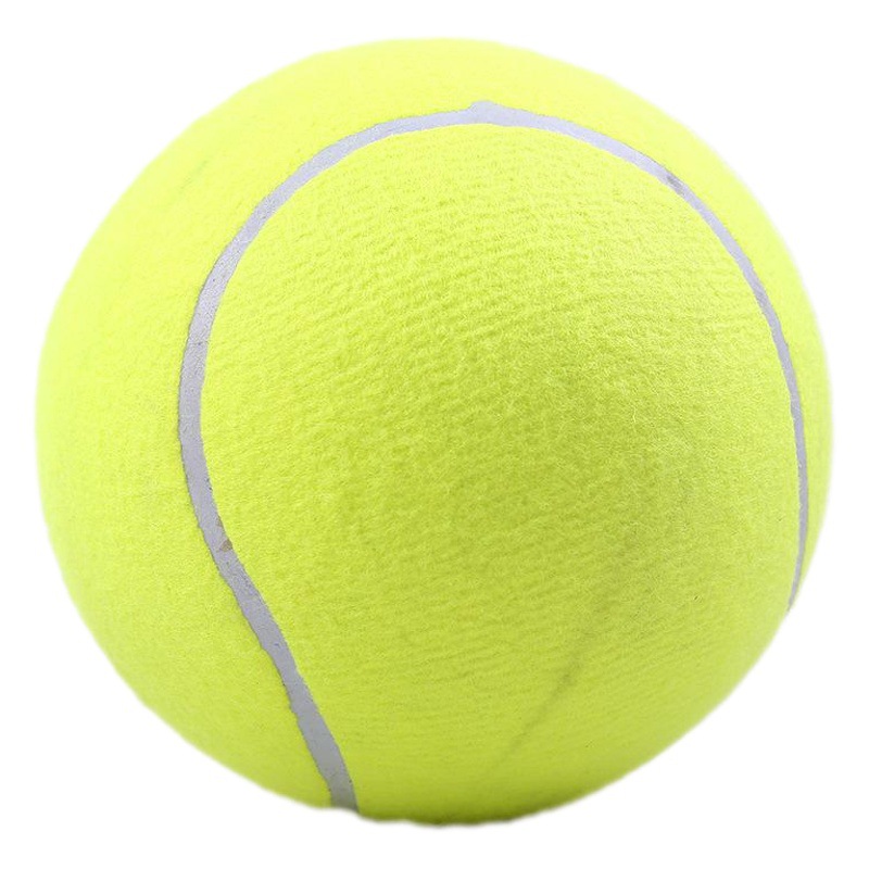 Factory wholesale big signature tennis 24cm dog inflatable tennis 9.5-inch pet tennis activity gift ball