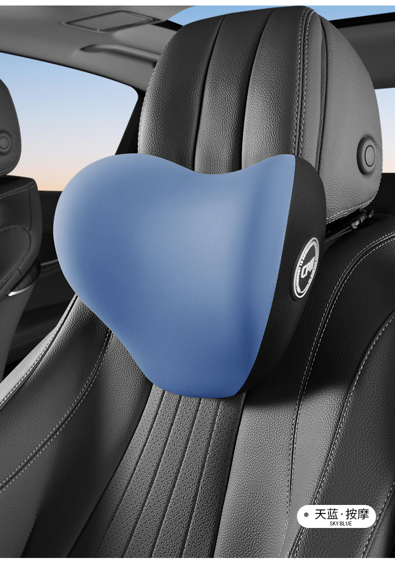 Car Headrest, Lumbar Support, Heated Massage Lumbar Support, Memory Foam Cushion, Backrest, Waist Support, Four-Season Waist Support Massage Cushion, Neck Support Cushion