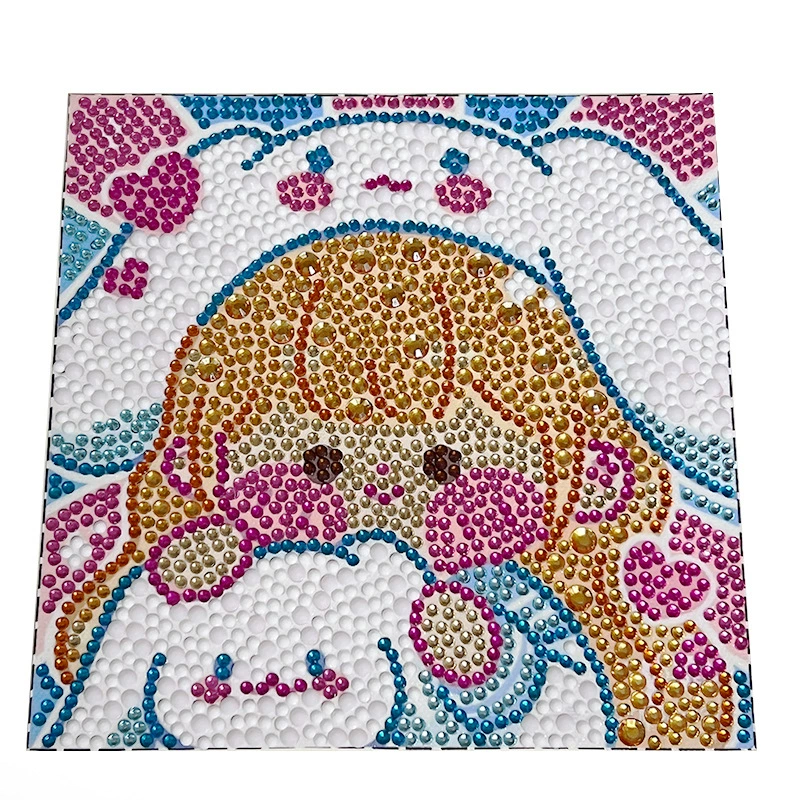 diamond painting (yumui) 15×15 cm diy full drill kit, kids festival gift, framed option