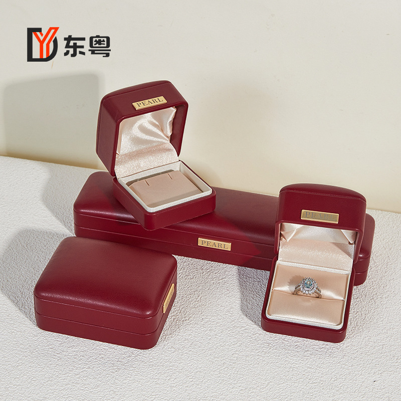 フルシルク PU レザージュエリーボックスジュエリー包装ボックスリングボックスブレスレットネックレスジュエリーボックスブレスレット収納ボックス