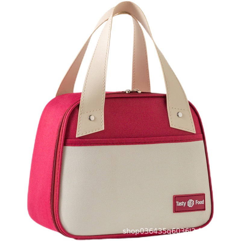 Bolsa de almuerzo portátil de gran capacidad bolsa de aislamiento de almuerzo de trabajador de oficina bolsa de almuerzo de estudiante bolsa de almacenamiento de caja de Almuerzo