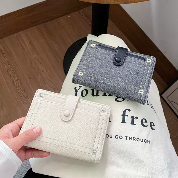 2026 New Passport Holder, Simple Korean Style, Multifunctional Large Capacity Wallet, Ticket Holder, Document Passport Holder for Women, Wholesale