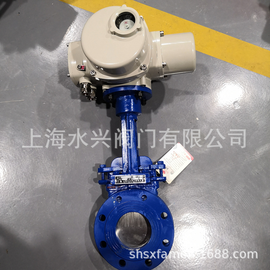 PZ973电动刀型闸阀 电动浆液阀 硬密封耐磨 软密封零泄漏