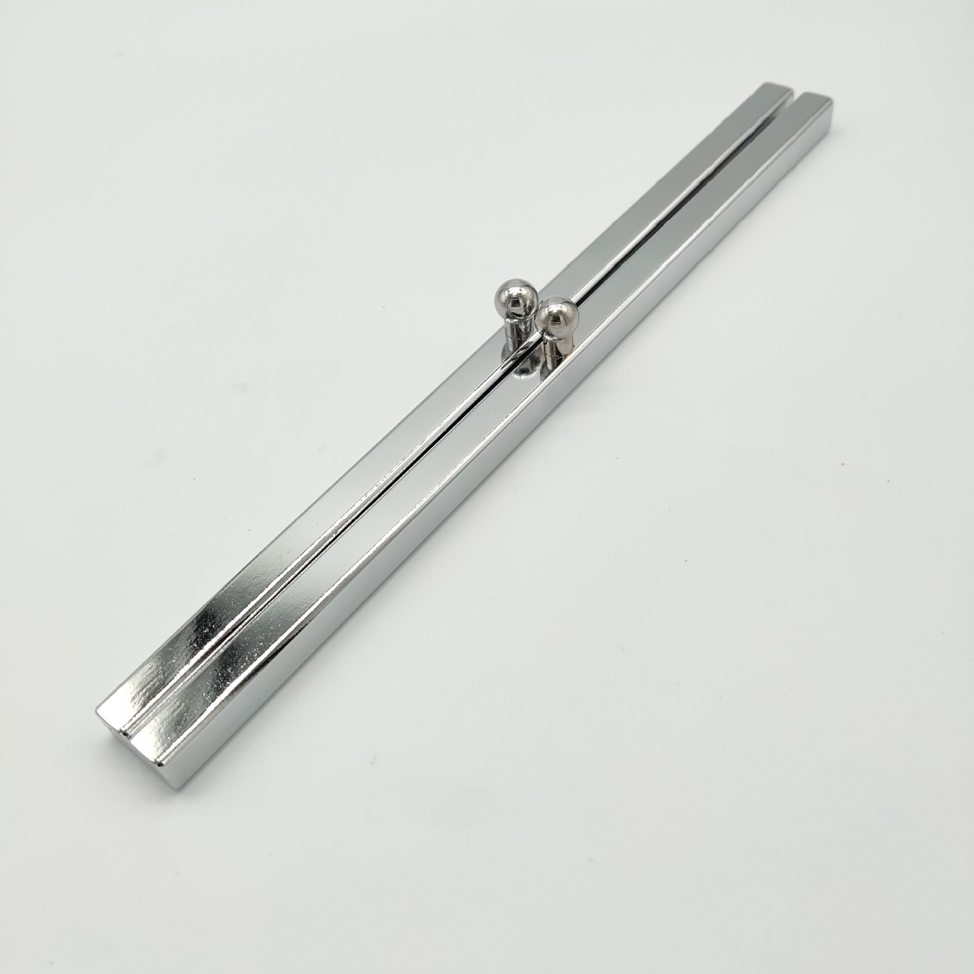 金屬實心白鐵鎮尺小楷書法繪畫鎮紙壓書毛邊紙簡約文房四寶一對裝