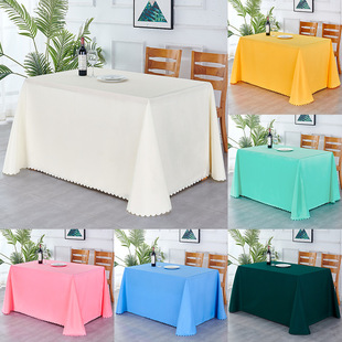 Solid Color Conference tablecloth fabric rectangular dessert table Office exhibition activity tablecloth sign-in floor push tablecloth