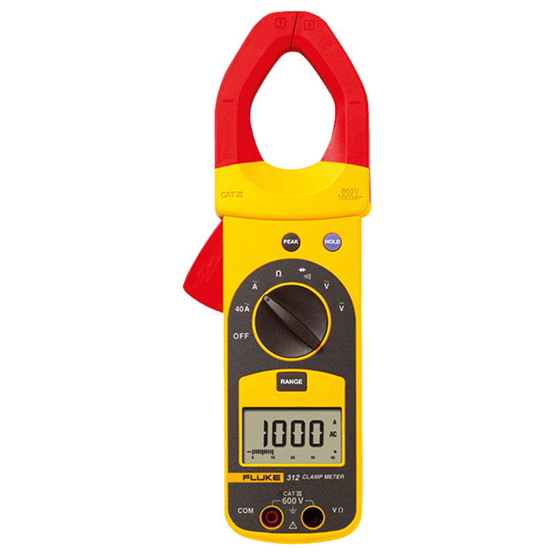 福禄克F312交直流钳表FLUKE-317数字钳形表F319