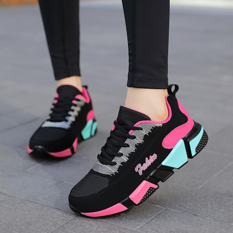 Hydrogen Cloud Women's Shoes 2025 New Sports Spring Running Shoes Shock Absorbing Lightweight Junior High School Students Soft Soles