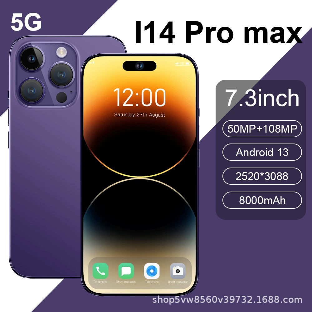 Смарт-часы, мобильный телефон, intel core i14, 14 pro max, широкий экран