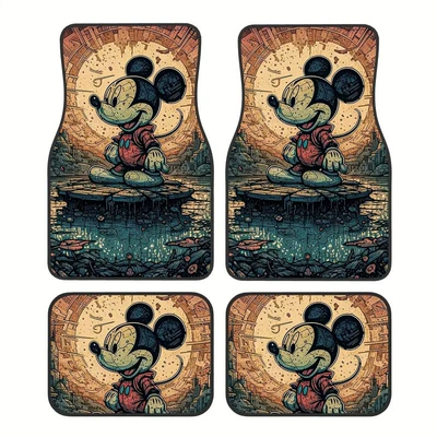 Avtomobil döşəmə paspasları — Floor Mat for Hair - car-floor-mat-37-35454568cm-skin-friendly-suede-two-pairs-four-pieces-in-total
