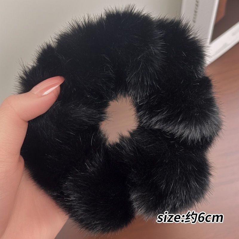 Anillo para el cabello de intestino grueso de gran tamaño coreano, bufanda cuadrada de alta calidad femenina, cuerda para el cabello, banda elástica y duradera, flor de viento perezosa
