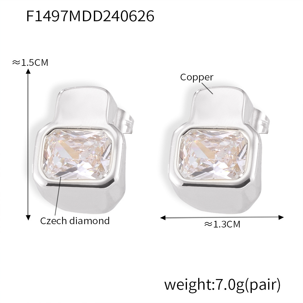 F1497 - pendientes de acero