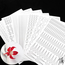 缠花卡纸免剪简易手工制作diy纸模切片图样纸板发簪材料可裁剪纸