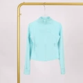 Glazed blue short jacket