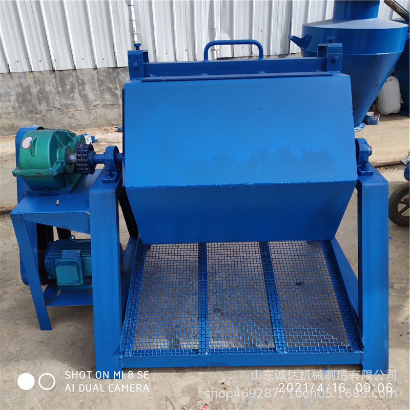 六角电动研磨抛光机 铁钉废旧零件去油机零件去毛刺机