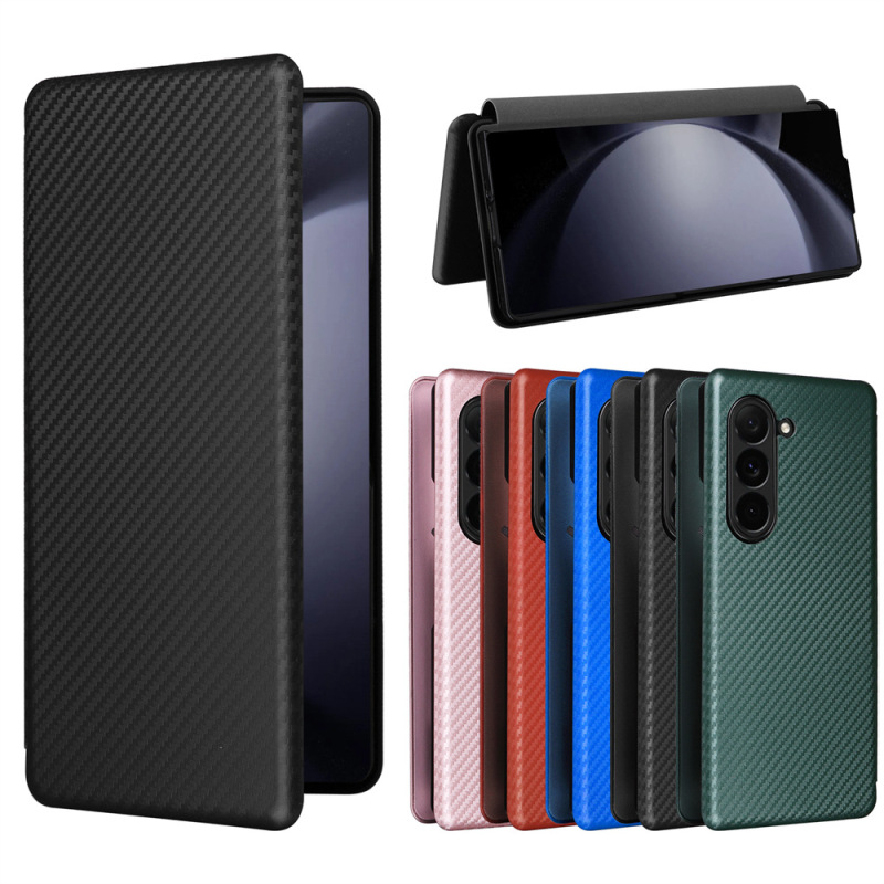 For Samsung Samsung Z Fold6 Phone Case Samsung Z Fold6 Carbon Fiber Flip Leather Phone Case For Samsung Samsung Z Fold6 Phone Case Samsung Z Fold6 Carbon Fiber Flip Leather Phone Case