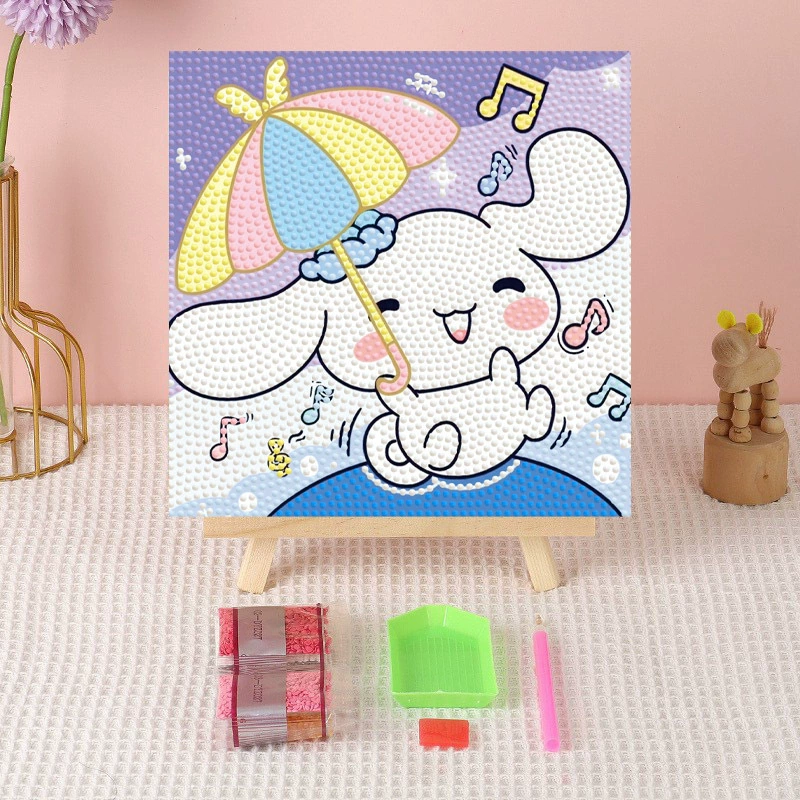 Алмазная вышивка (canvas) Genshin Impact DIY, 20×20 / 30×30, деревянная внутренняя рама и набор инструментов