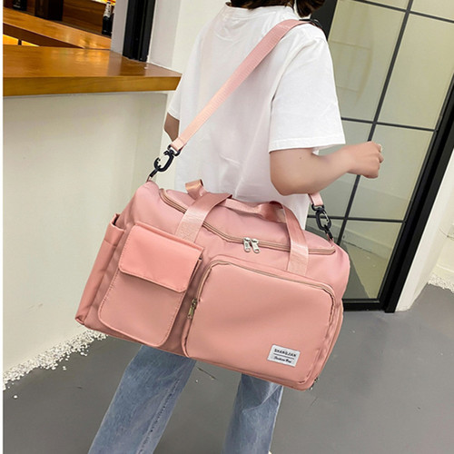 Yoga fitness bag for women wholesale large-capacity casual sports bag portable shoulder travel bag that can be used as a trolley luggage bag