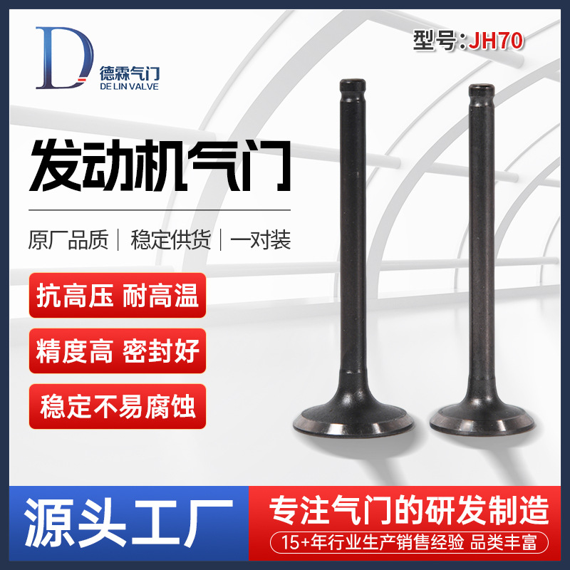 Válvulas de motocicleta compatibles con Jialing jh70, Dayang dy100, válvulas de admisión y escape gn5 smash para exportación, calidad de unidad principal.