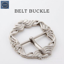 金属腰带扣头时尚欧美风日字扣带针雕花方形女士皮衣皮带针扣菱形