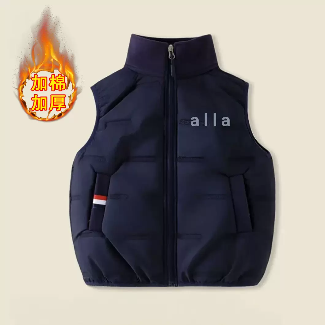 10A抗菌实体品质秋冬新款马甲棉服中大童休闲时尚百搭