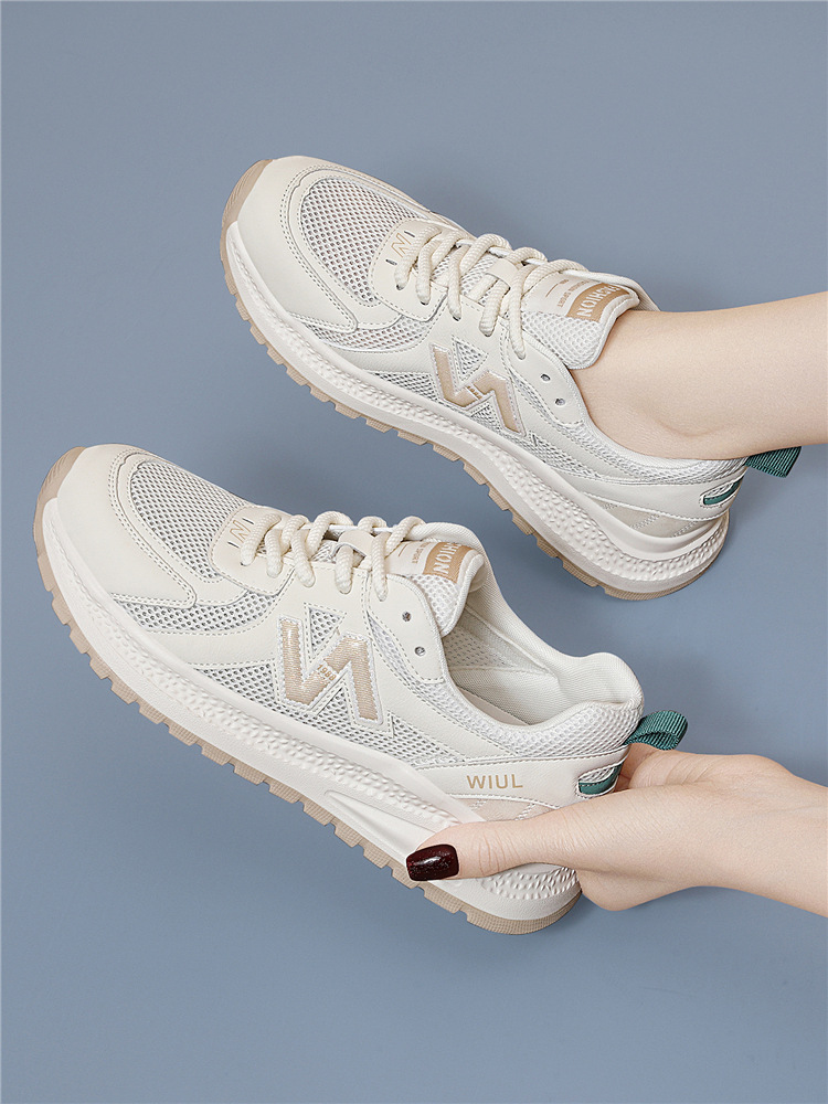 Giày sneaker nữ đế dày lưới thoáng khí mùa hè 2025 — JST 7150m Lưới đơn màu tím, Mạng đơn thẻ JST 7150m