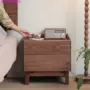 北欧北美实木简约床头柜