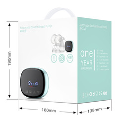 Dual Electric Breast Pump High Suction Silent Smart Milk Collection Breast Extractor Cross-border Neutral