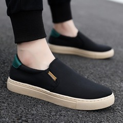 Spring breathable versatile odor-proof old Beijing cloth shoes soft sole lightweight one-step slip-on casual board shoes for men large size 46-47