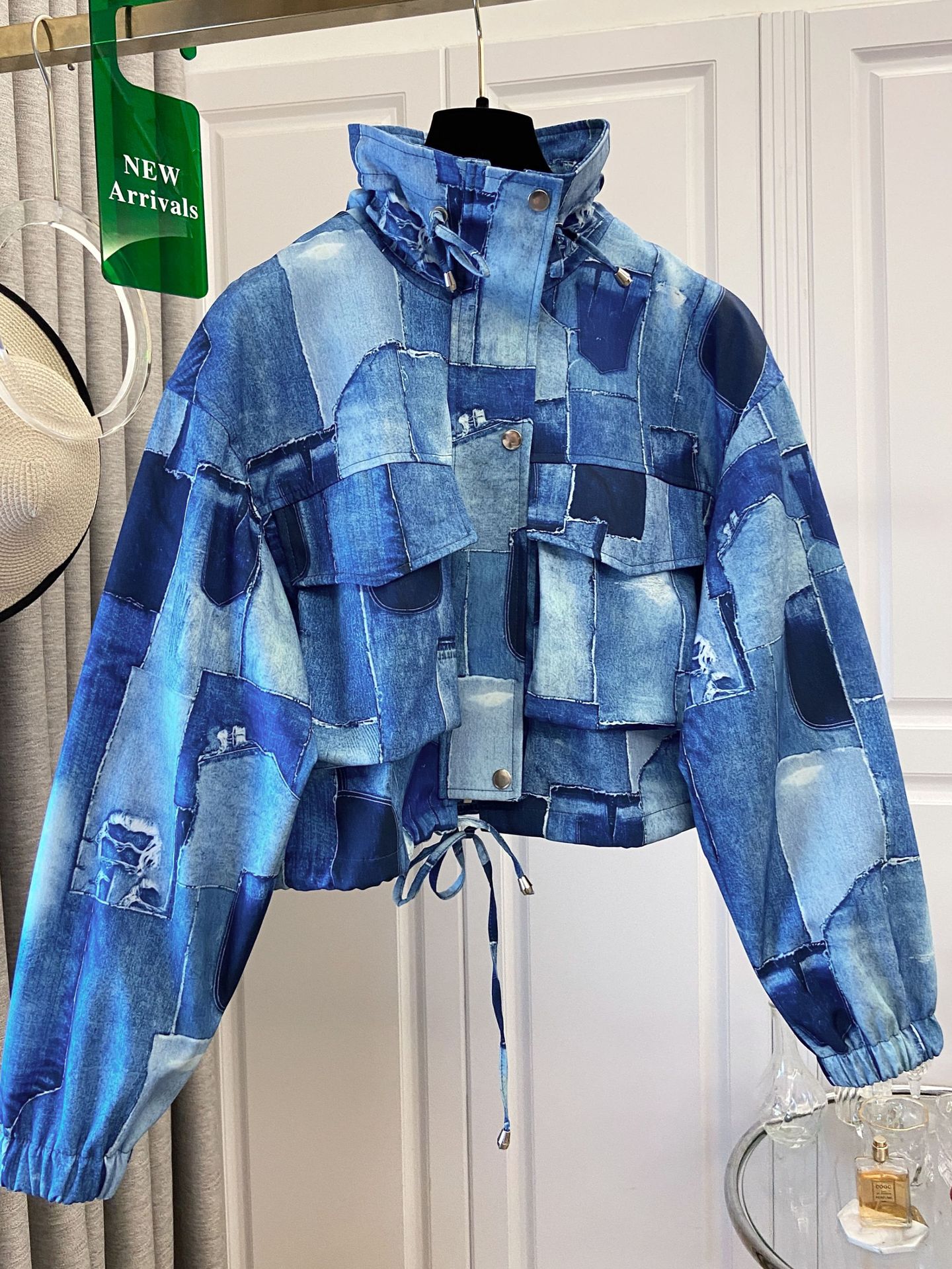 Amazonクロスボーダーヨーロッパとアメリカのショートワークジャケットレディース2025秋新作ルーズアメリカンジャケットジャケット