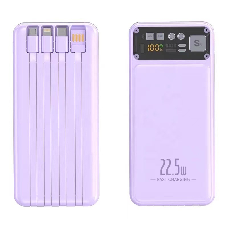 Power Bank With Built-in Cable And Super Fast Charging Capacity_voghion.com