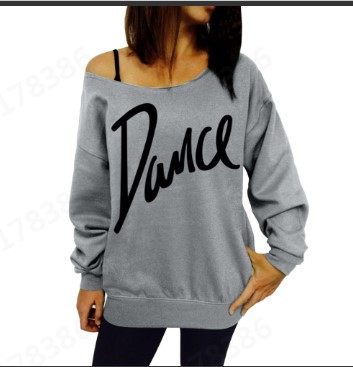 Transfronterizo otoño e invierno nuevas señoras casual cuello redondo Pascua impresión digital casual suelto cuello redondo suéter de manga larga para mujer