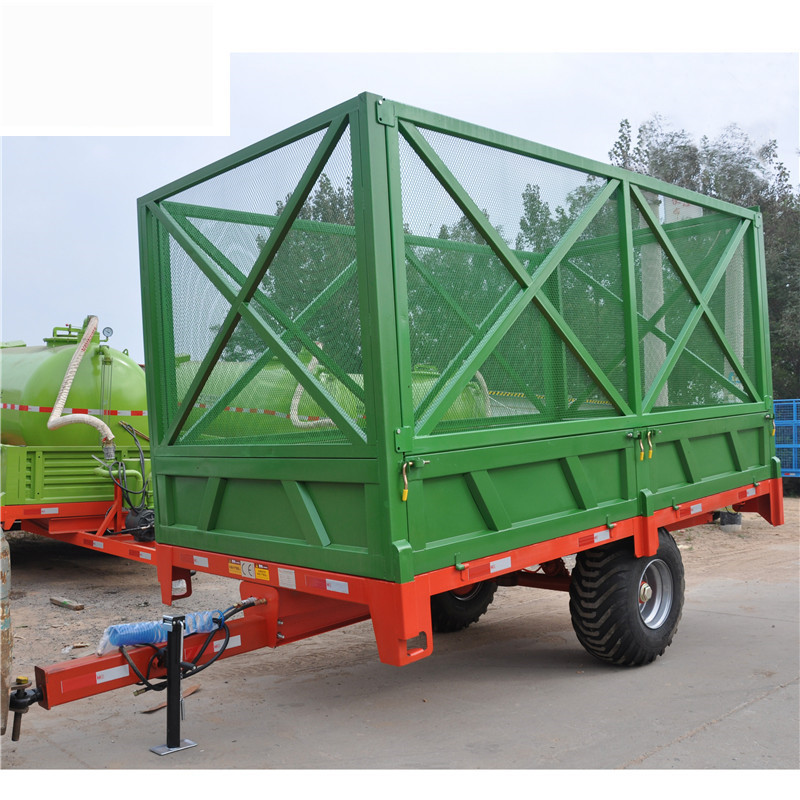 5吨青贮拖车 自卸拖车 农用拖挂车 青储用拖车 运输车 平板车