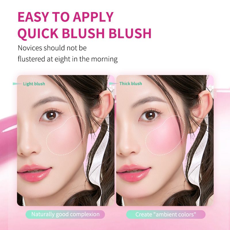 Life Girls blush líquido suave y humectante, maquillaje tierno y tierno, maquillaje de belleza transfronterizo, rousseau