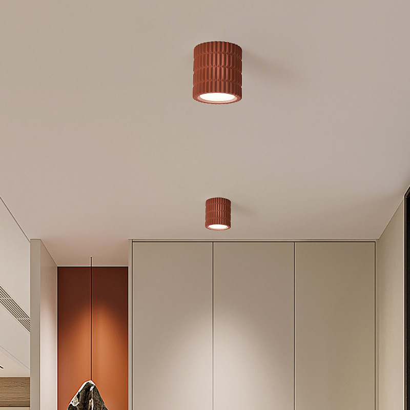 프렌치 크림 스타일 오픈 다운 라이트 깊은 눈부심 방지 오픈 거실 없음 메인 램프 조명 침실 아버웨이 탑 흡수 스포트라이트