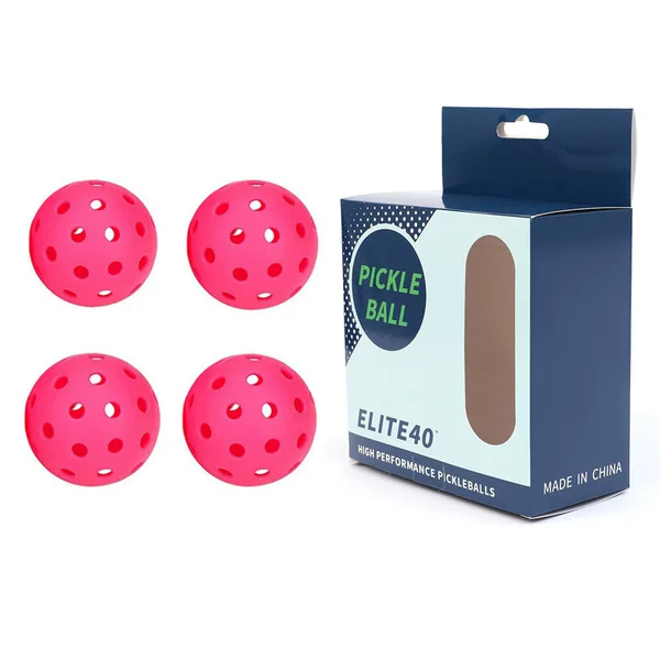 Hot 26-hole/40-hole pickle ball 72mm/74mm color boxed hole hole ball PE elastic wiffy ball