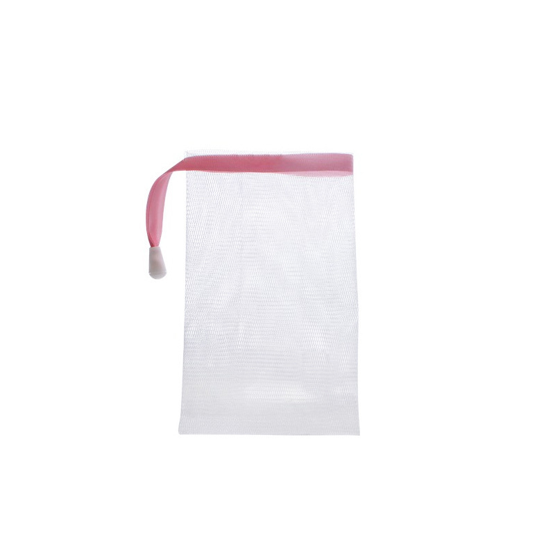Bolsa de Red Espumante para Jabón de Nylon, Colgante, para Limpieza Facial