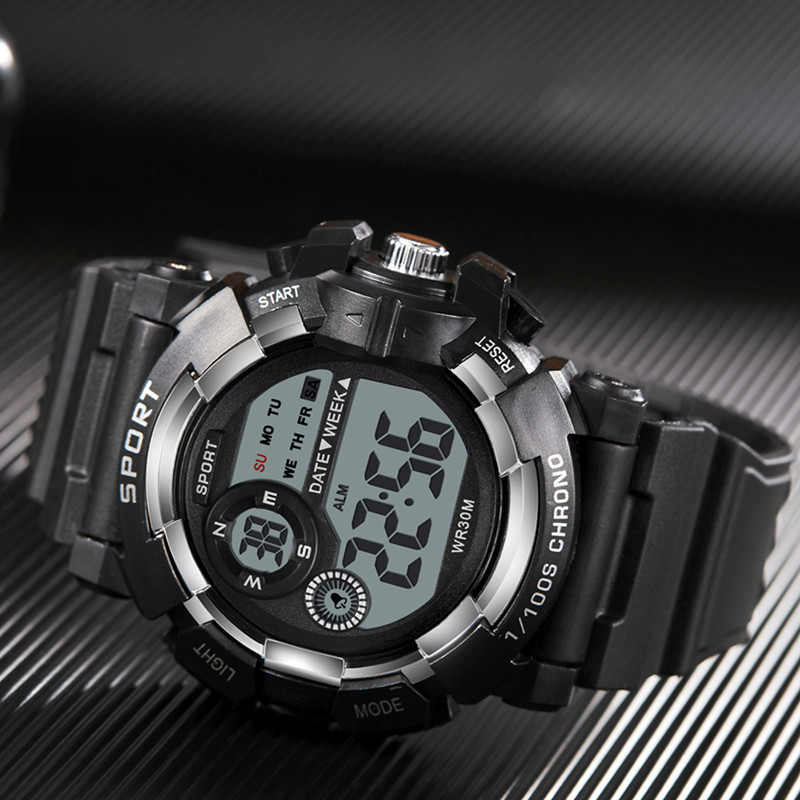 Directo de fábrica multi-funcional hombres y mujeres reloj electrónico estudiante de moda Moda deportes impermeable luminoso deportes reloj de moda femenina