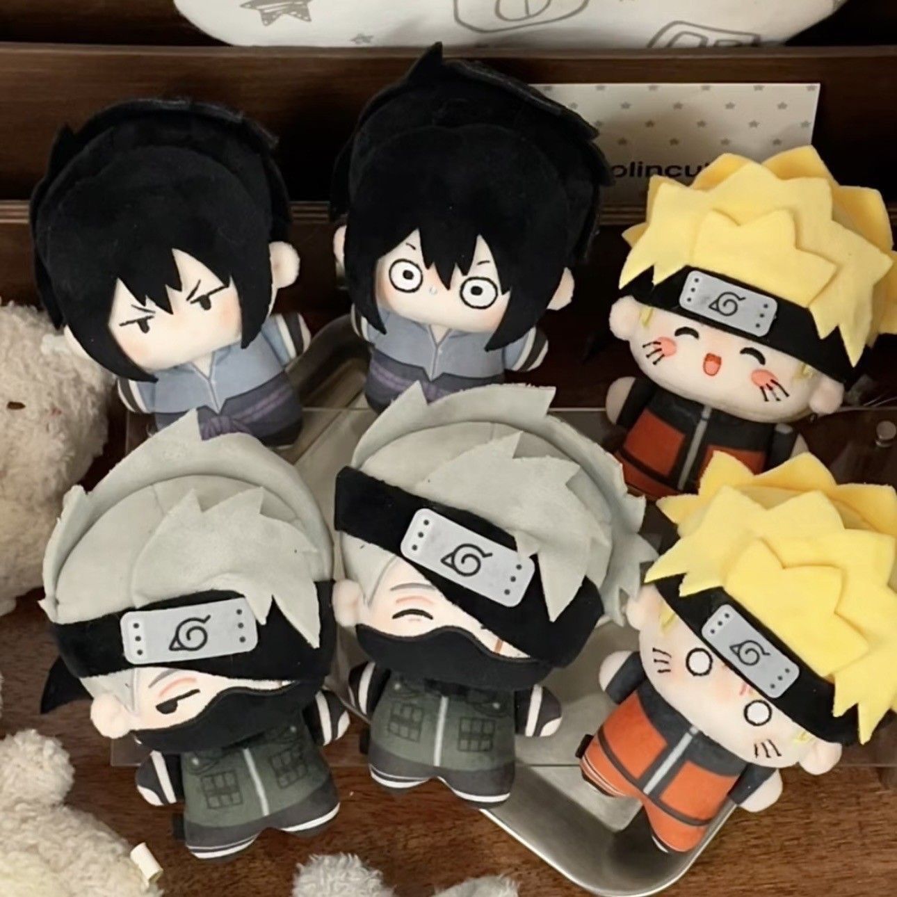 Naruto Sasuke Kakashi Anime Pələng Oyuncağı 10 sm