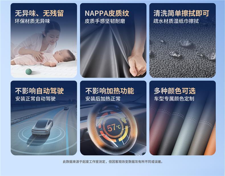 2026 Changan Qiyuan Q05/Q07/A06 Steering Wheel Cover Ultra-Thin Car Interior Decoration Accessories Supplies Modification
