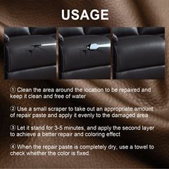Jaysuing Leather Color Repair Kit for Leather Bags, Shoes, Car Leather, Upholstery, and Leather Furniture Polish