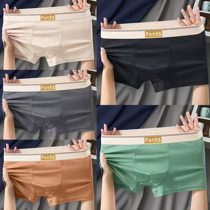 Southeast Asia Cross-Border Men's Underwear Trendy Comfortable Loose Large Size Boxer Briefs Boxer Shorts